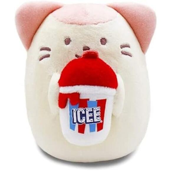 Anirollz x ICEE Kittiroll Cat Squishy Ball Plush 4.5" Cute Soft New - Picture 1 of 6